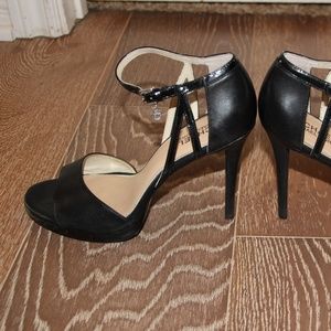 Michael Kors Strappy Ankle Strap Peeptoe Stiletto